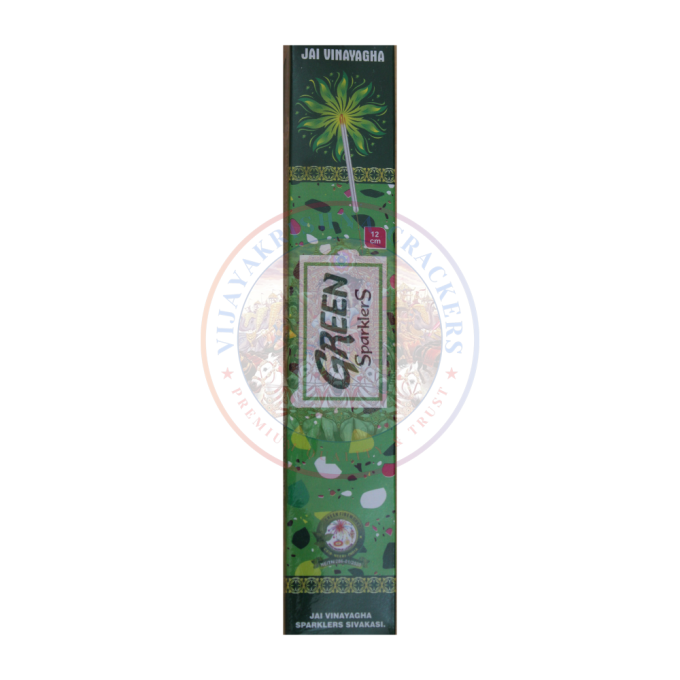 12 CM Green Sparklers