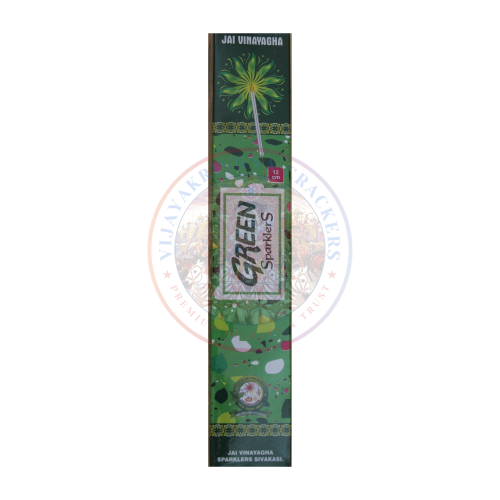 12 CM Green Sparklers